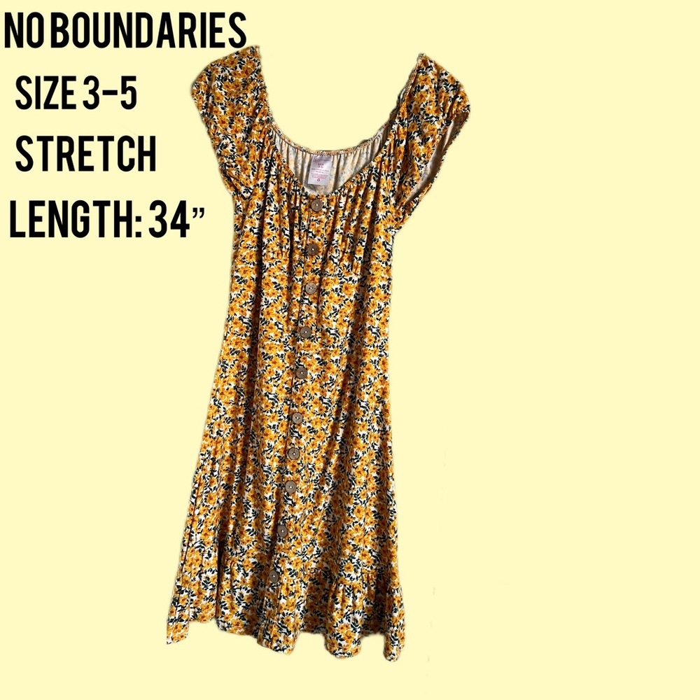 Floral Stretch Summer Dress / No Boundaries